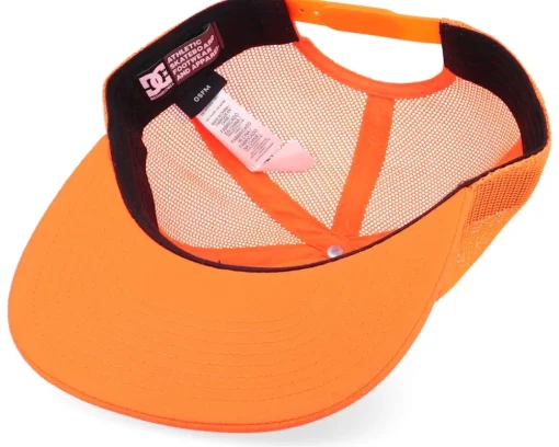 Skate-DC Meshed Up Neon Orange Snapback -