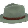 Outlet Brixton Messer Light Moss Fedora -