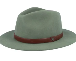 Outlet Brixton Messer Light Moss Fedora -