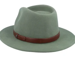 Outlet Brixton Messer Light Moss Fedora -
