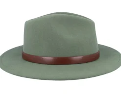 Outlet Brixton Messer Light Moss Fedora -