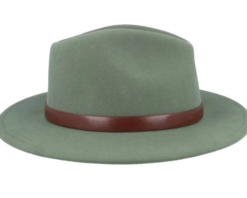 Outlet Brixton Messer Light Moss Fedora -