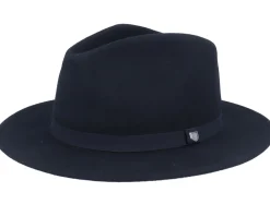 Outlet Brixton Messer Packable Black Fedora -