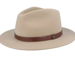 Online Brixton Messer Sand Fedora -