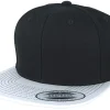 Outlet Yupoong Metallic Visor Black/Silver Snapback -