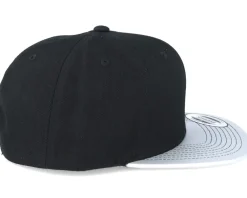 Outlet Yupoong Metallic Visor Black/Silver Snapback -