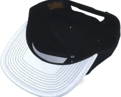 Outlet Yupoong Metallic Visor Black/Silver Snapback -
