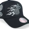 Hot Mitchell & Ness Miami Heat Beautiful Chaos Pro Cap Hwc Adjustable - Black