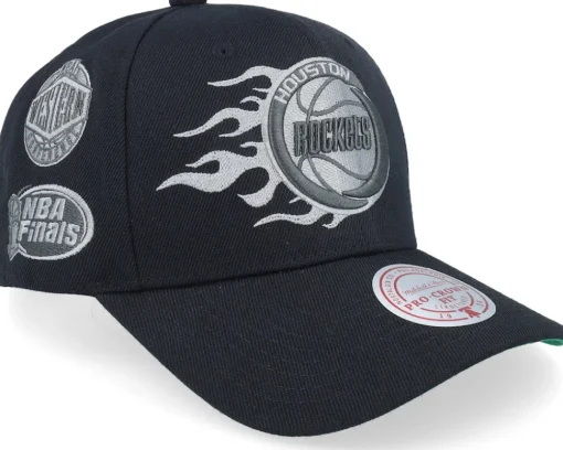 Hot Mitchell & Ness Miami Heat Beautiful Chaos Pro Cap Hwc Adjustable - Black