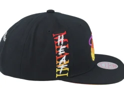 Snapback-Mitchell & Ness Miami Heat High Grade Snapback - Black
