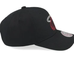 New Mitchell & Ness Miami Heat Neon Logo Pro Adjustable - Black
