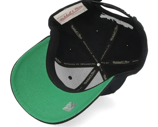 New Mitchell & Ness Miami Heat Neon Logo Pro Adjustable - Black