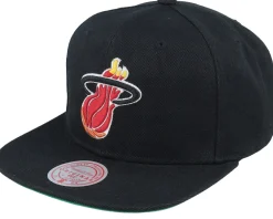 Snapback-Mitchell & Ness Miami Heat Side Jam Snapback - Black