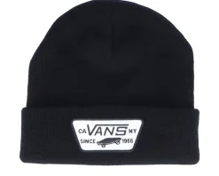 Cuff Beanies-Vans Milford Black Cuff -