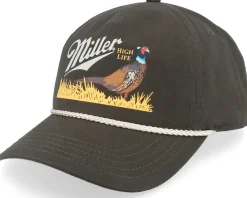 Adjustable-American Needle Miller High Life Canvas Cappy Army Green A-Frame Adjustable -