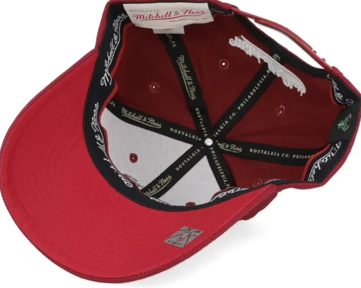Adjustable-Mitchell & Ness Milwaukee Bucks Classic Burgundy Adjustable - Red