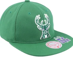 Snapback-Mitchell & Ness Milwaukee Bucks Dead Remix Deadstock Snapback - Green