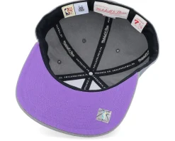 Fitted-Mitchell & Ness Milwaukee Bucks From Dusk Dark Fitted - Grey
