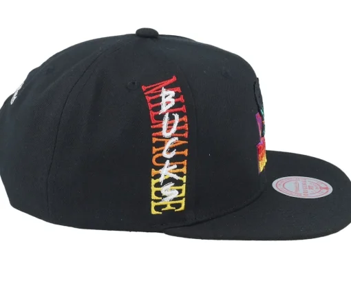Best Mitchell & Ness Milwaukee Bucks High Grade Hwc Snapback - Black