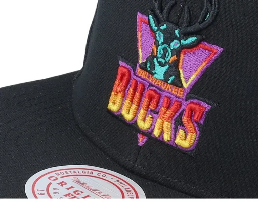 Best Mitchell & Ness Milwaukee Bucks High Grade Hwc Snapback - Black