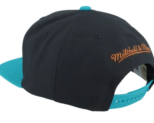 Snapback-Mitchell & Ness Milwaukee Bucks Make Cents Black/Teal Snapback -