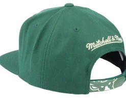 Best Mitchell & Ness Milwaukee Bucks Pop Back Green Snapback -