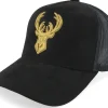 Trucker-Mitchell & Ness Milwaukee Bucks Suede Trucker - Black