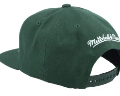 Snapback-Mitchell & Ness Milwaukee Bucks Team Ground 2.0 Snapback - Green