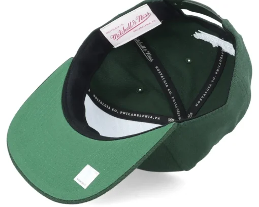 Snapback-Mitchell & Ness Milwaukee Bucks Team Ground 2.0 Snapback - Green