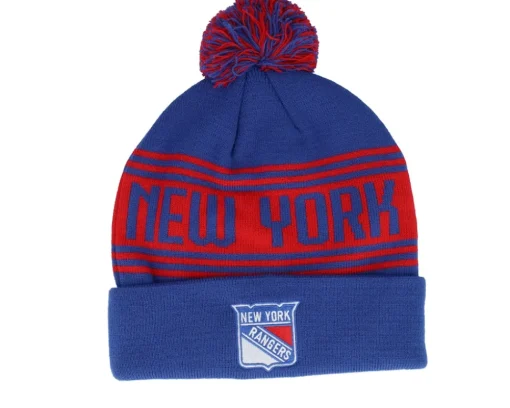 Pom Beanies-Fanatics Minnesota Wild /Natural Pom - Black