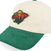 Outlet American Needle Minnesota Wild Wild Burnett Cream/Dark Green A-frame Adjustable - White
