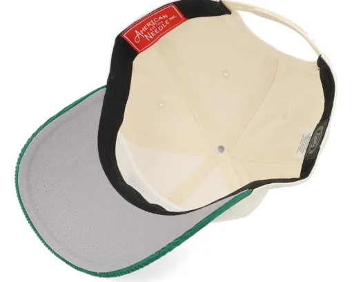 Outlet American Needle Minnesota Wild Wild Burnett Cream/Dark Green A-frame Adjustable - White