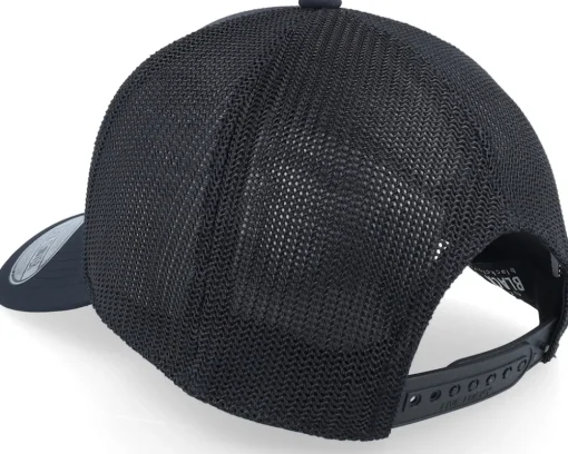 Trucker-Black Clover Mirror 2 Black/Black Mesh W Patch Trucker -