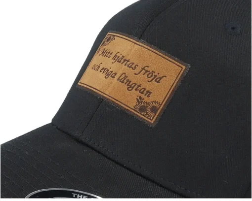Fashion Scenes Mitt Hjärtas Fröjd & Eviga Längtan Brown Patch Flexfit - Black