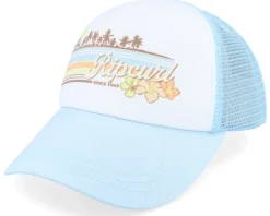 Trucker-Rip Curl Mixed Revival White/Light Blue Trucker -