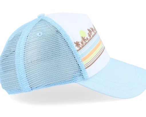 Trucker-Rip Curl Mixed Revival White/Light Blue Trucker -