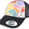 Trucker-Rip Curl Mixed Yardage Red Trucker -