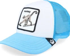 Kids-Goorin Bros. Mo' Bizness Light Blue/White A-Frame Trucker -