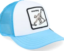 Kids-Goorin Bros. Mo' Bizness Light Blue/White A-Frame Trucker -