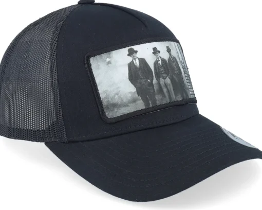 Best Iconic Mob Gang Patch Black Trucker -