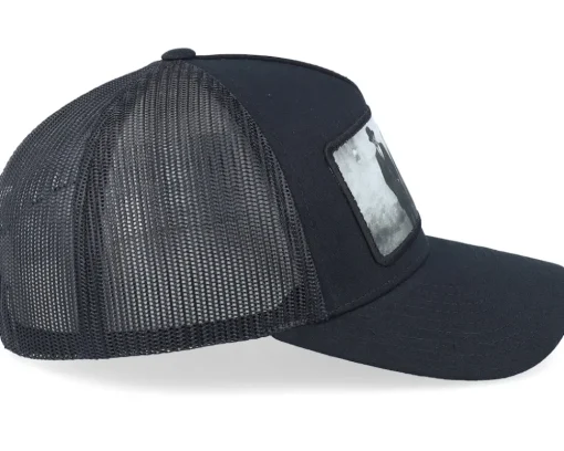 Best Iconic Mob Gang Patch Black Trucker -