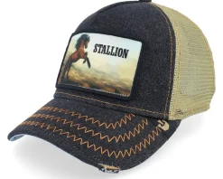 Trucker-Goorin Bros. Model Rodeo Dark Denim A-Frame Trucker -