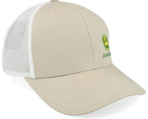 Trucker-John Deere Moline 112 White/Beige Trucker -