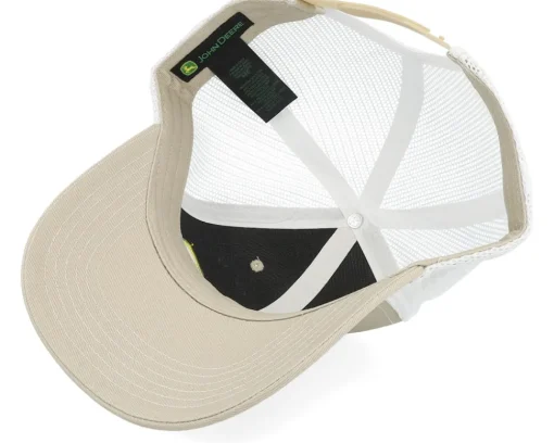 Trucker-John Deere Moline 112 White/Beige Trucker -