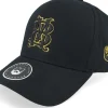 Adjustable-Bearded Man Monogram Curved A-Frame Black Adjustable -