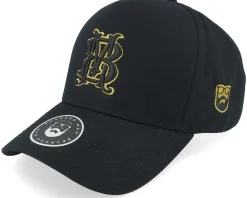 Adjustable-Bearded Man Monogram Curved A-Frame Black Adjustable -