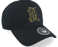 Adjustable-Bearded Man Monogram Curved A-Frame Black Adjustable -
