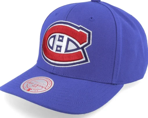 Adjustable-Mitchell & Ness Montreal Canadiens Team Ground 2.0 Pro Adjustable - Blue