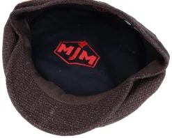 Outlet MJM Hats Montreal Virgin Wool Brown Flat Cap -