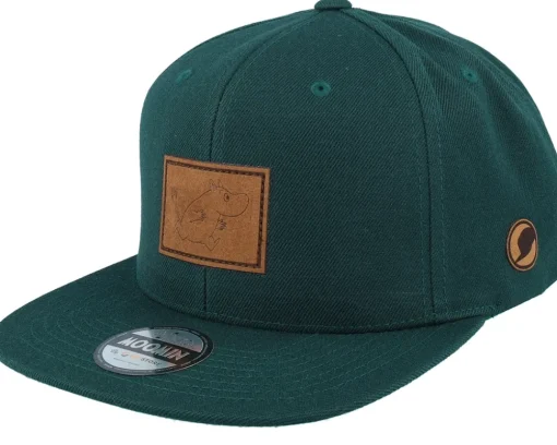 Clearance Moomin Engraved Patch Snapback - Green